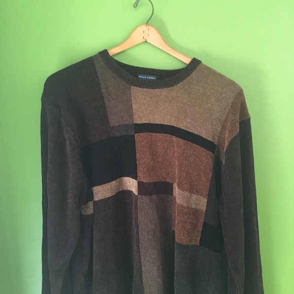 Falls Creek Other - Falls Creek Color Block Dad Pullover Sweater